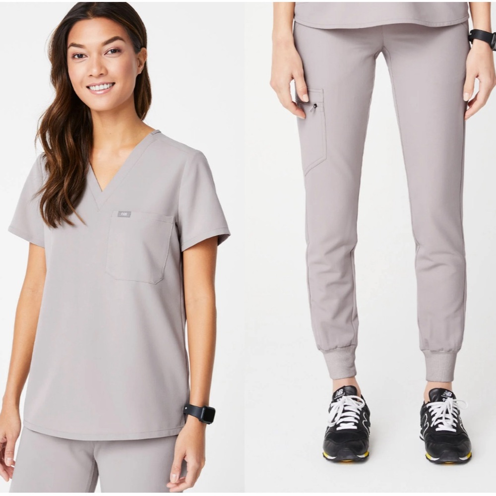 Figs Scrub Set in Slate - XS
